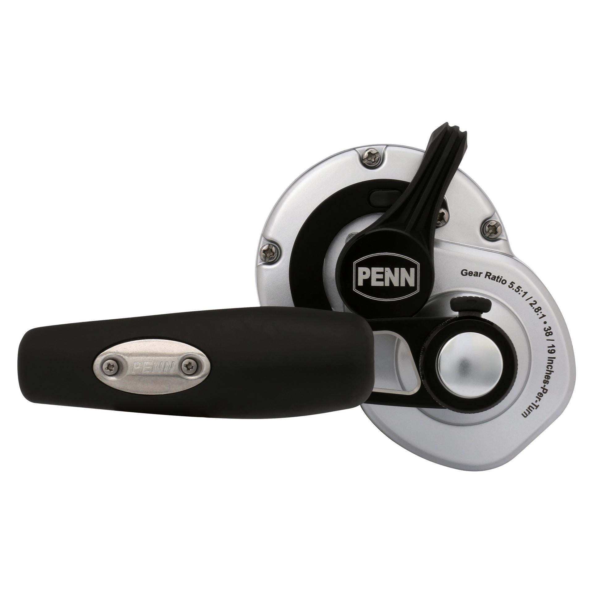 PENN Fathom™ II Lever Drag 2-Speed Conventional Fishing Reel - Saltwater & Offshore Angling, Big Game Fishing Gear for Tuna, Marlin, and Deep Sea Fishing