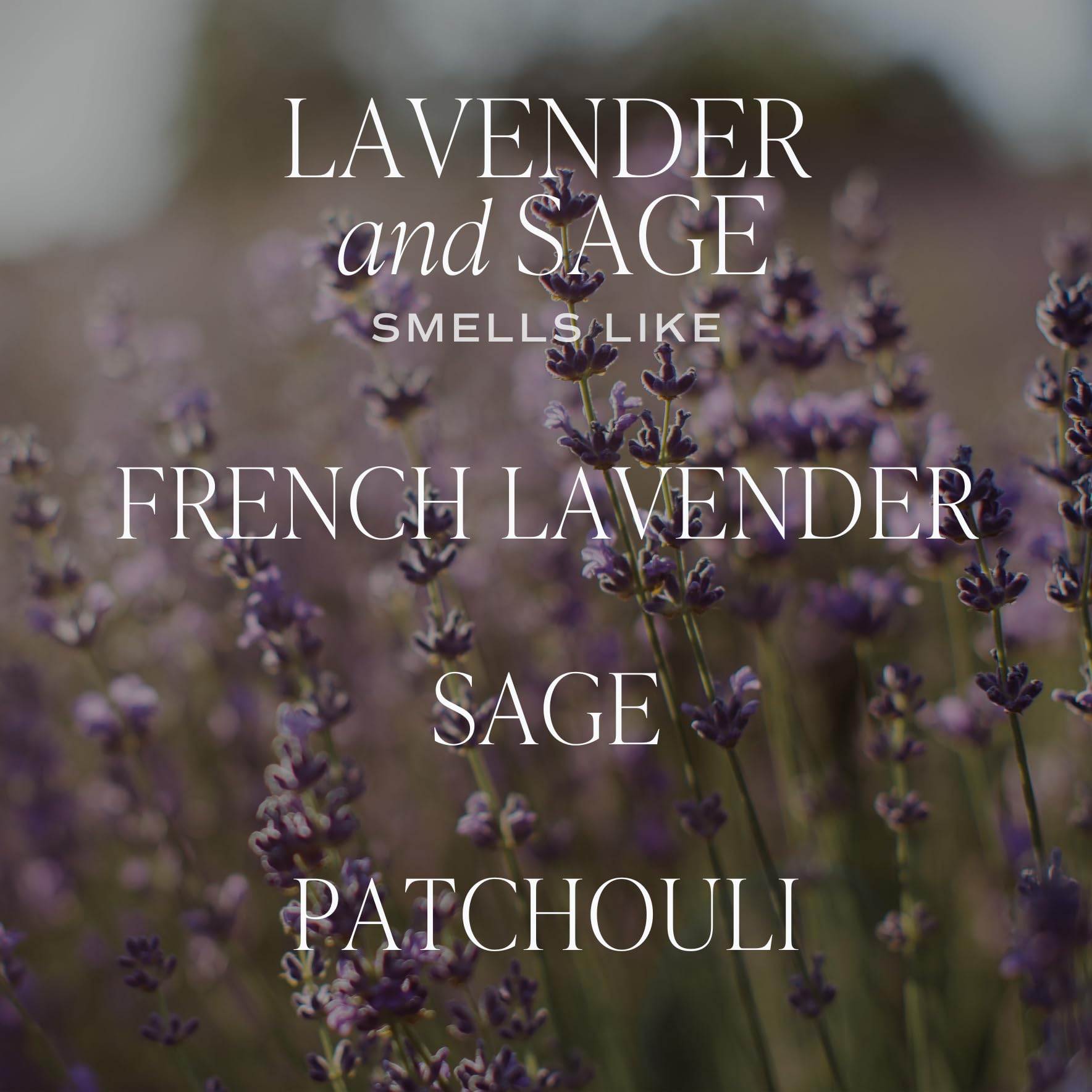 Sweet Water Decor Lavender and Sage Scented Soy Candle - 11oz White Jar with Wood Lid, 50+ Hour Burn Time, Made in USA | Relaxing Aromatherapy for Home, Spa, Yoga & Meditation | Natural Essential Oil Blend for Stress Relief & Better Sleep