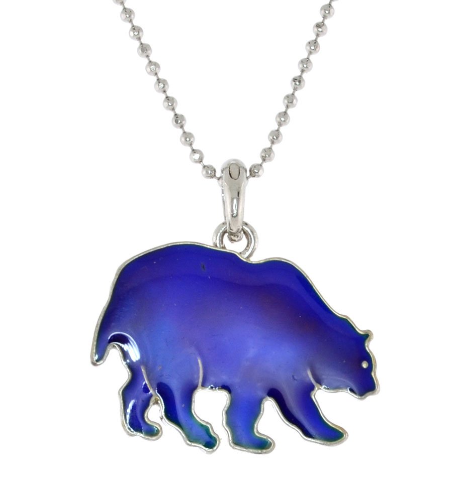 Bear Bead Chain Necklace - Cute Mood Pendant for Women & Girls | Perfect for Casual Wear, Gifts & Everyday Jewelry