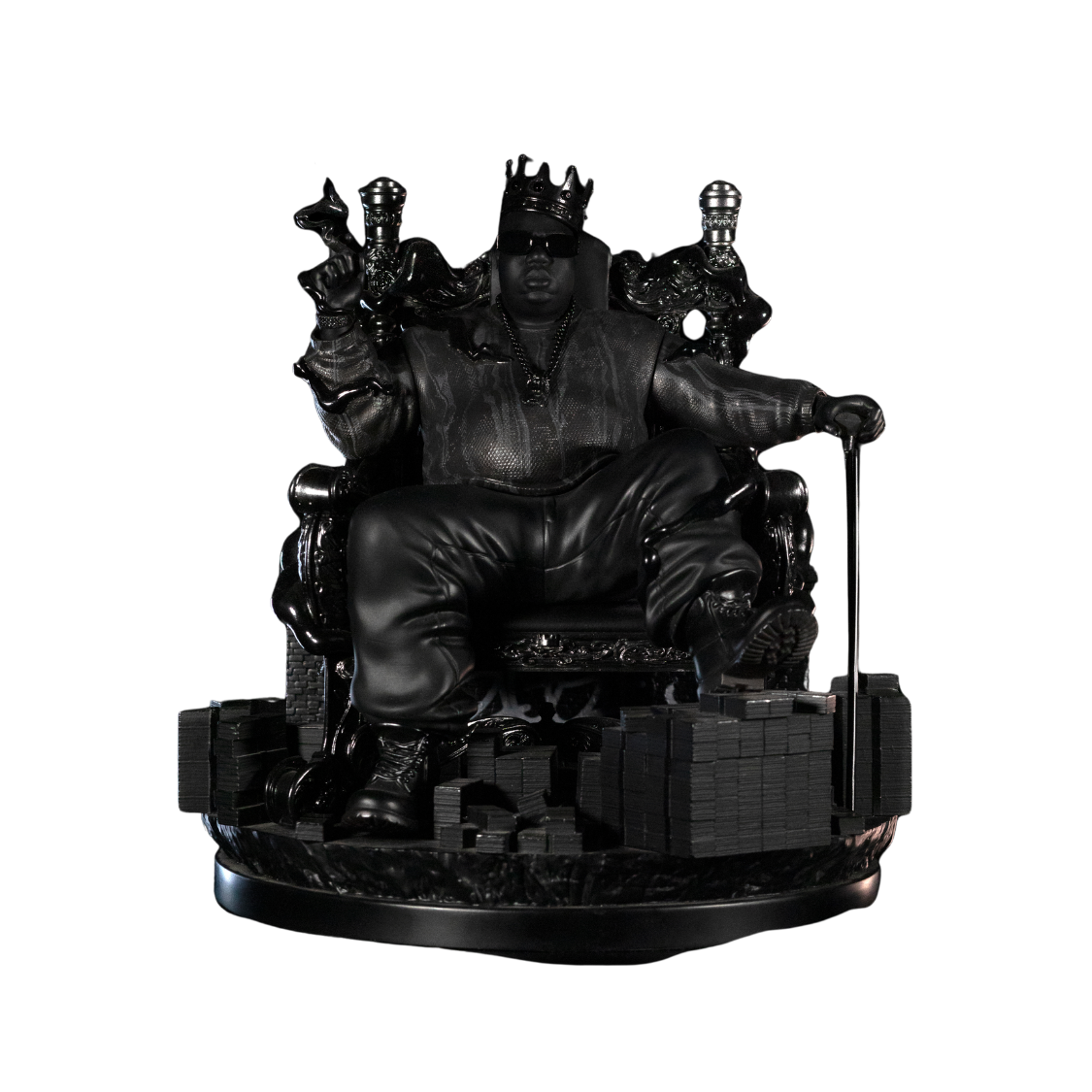 Notorious B.I.G. Blackout Version Statue - 10.5