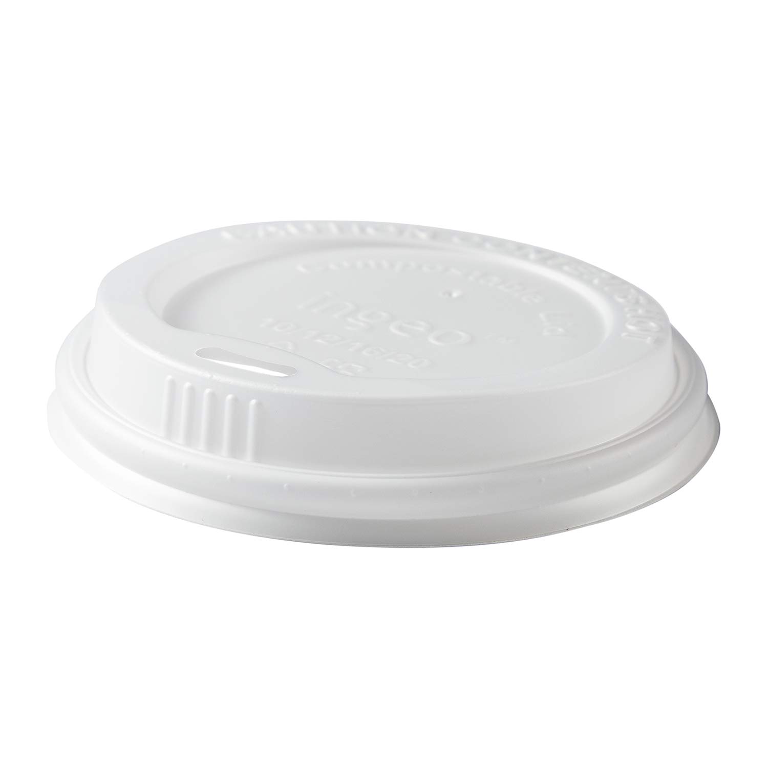 Eco-Friendly Compostable Lids for 10-20 oz Hot Cups | 1000ct Bulk Pack | Perfect for Coffee Shops, Cafes & Takeout Restaurants