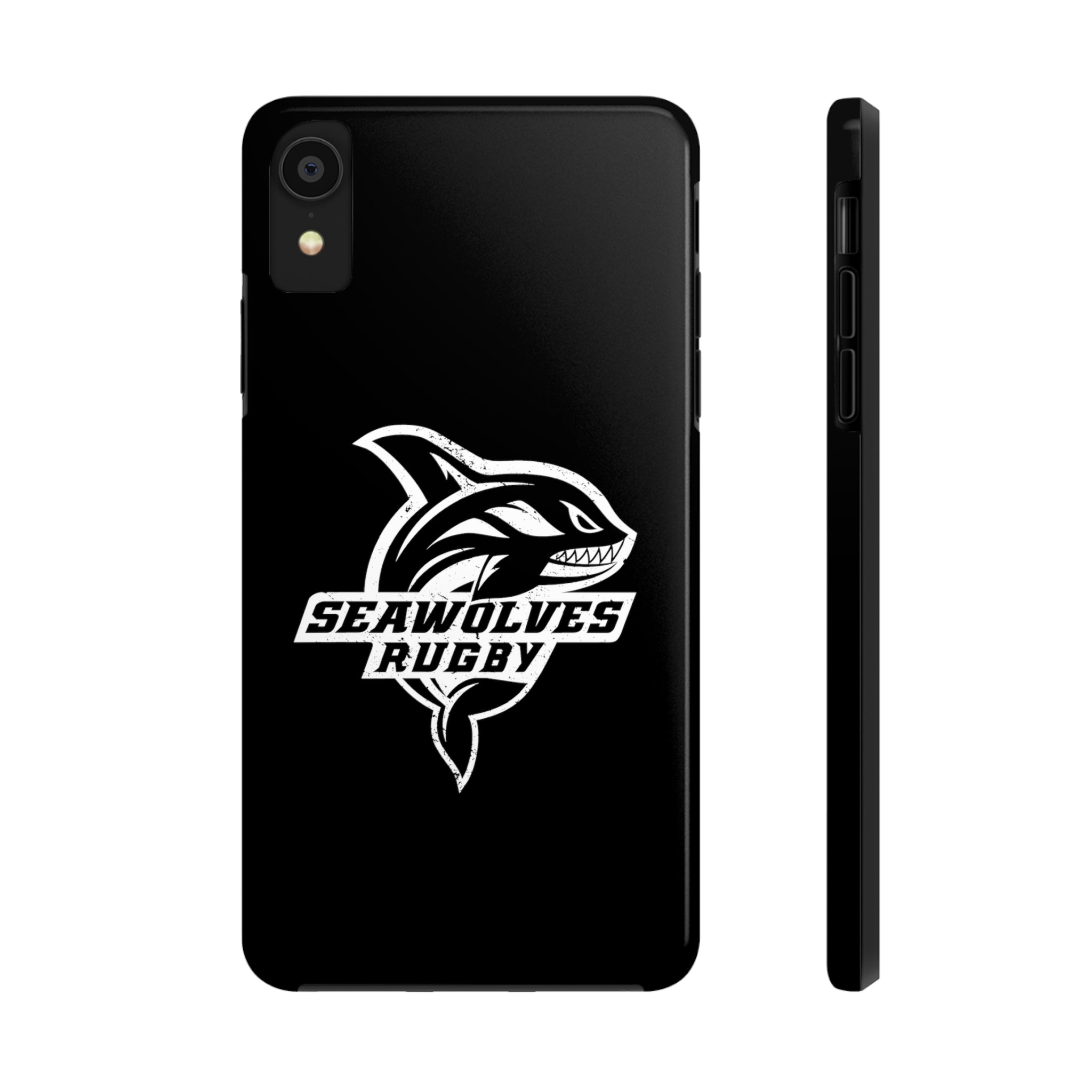 Seawolves Black Rugged Phone Case - Durable & Shockproof Protection for iPhone & Android - Perfect for Outdoor, Sports & Daily Use