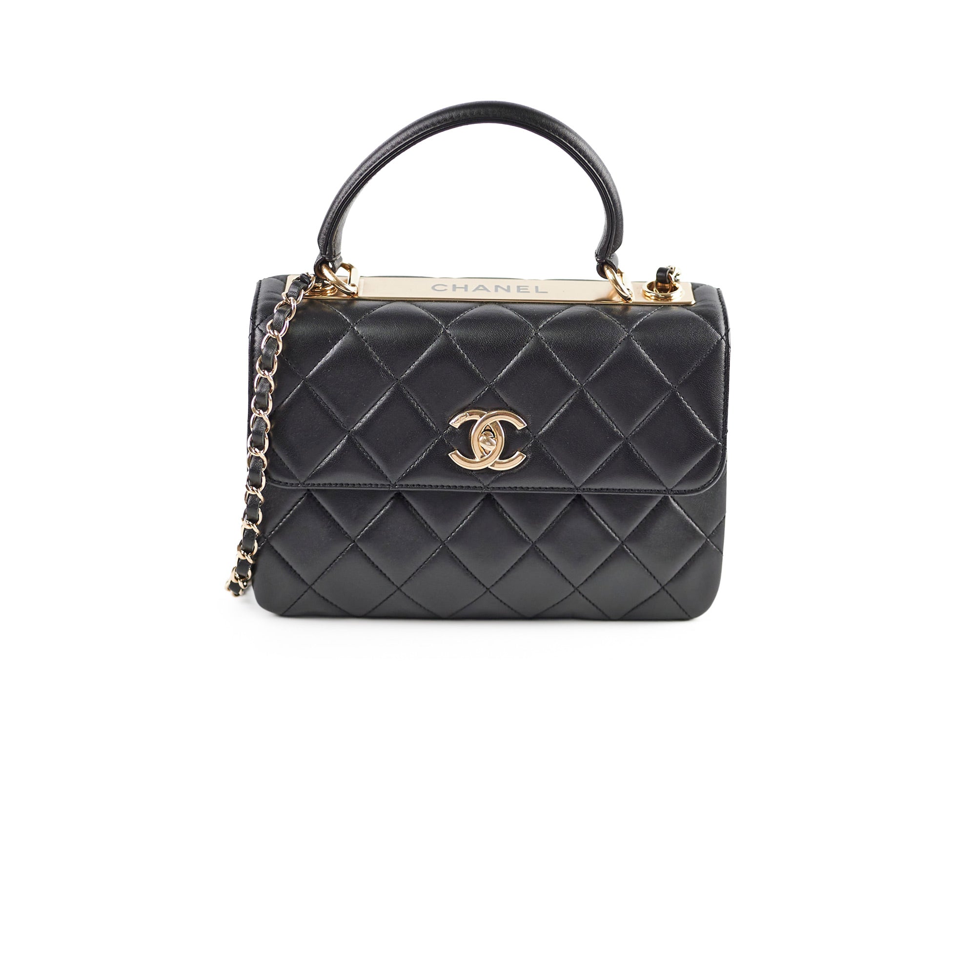Chanel Trendy CC Small Flap Bag in Black - 24 Series with Removable Strap | Luxury Handbag for Women, Perfect for Parties & Evening Events