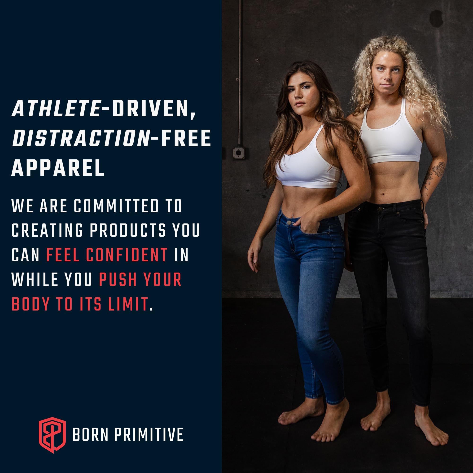 Born Primitive Women's Flex Stretchy Skinny Jeans - Comfortable Jeggings for Yoga, Workout & Everyday Wear