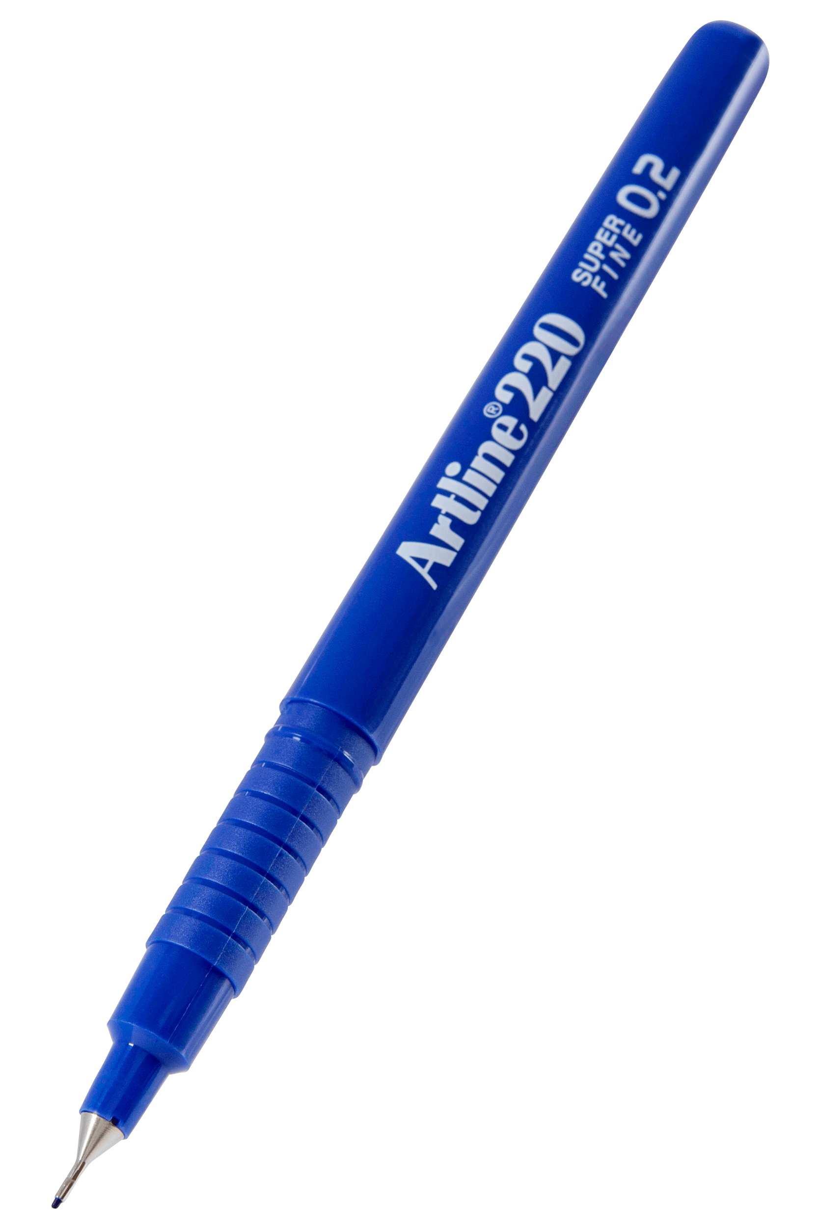 Artline 220 Fineliner Pen - 0.2mm Ultra Fine Tip Blue Ink - Pack of 12 - Perfect for Drawing, Sketching, Note Taking & Art Projects