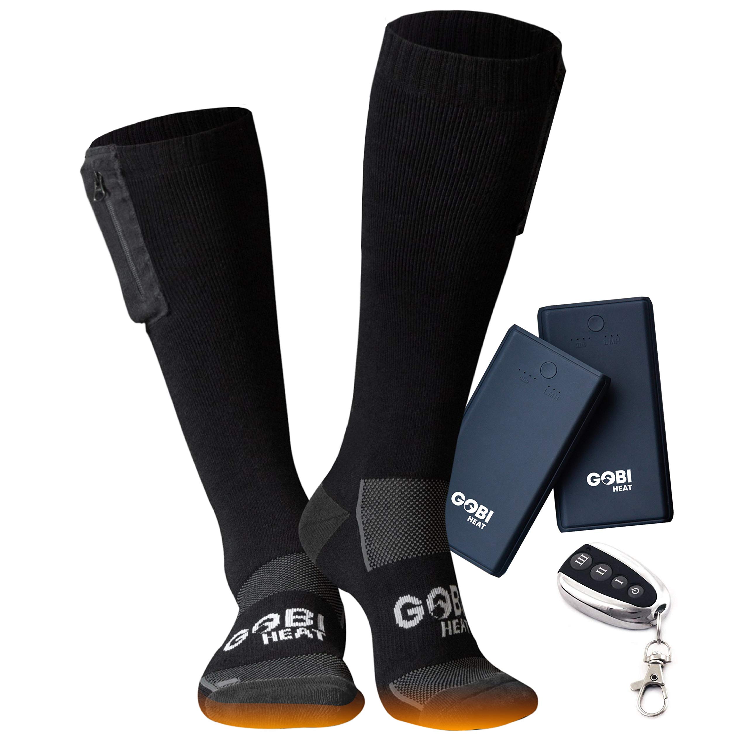 Heated Socks for Men & Women - 12 Hours Rechargeable Battery Heating with USB Charger - Perfect for Winter Hiking, Skiing, and Outdoor Activities