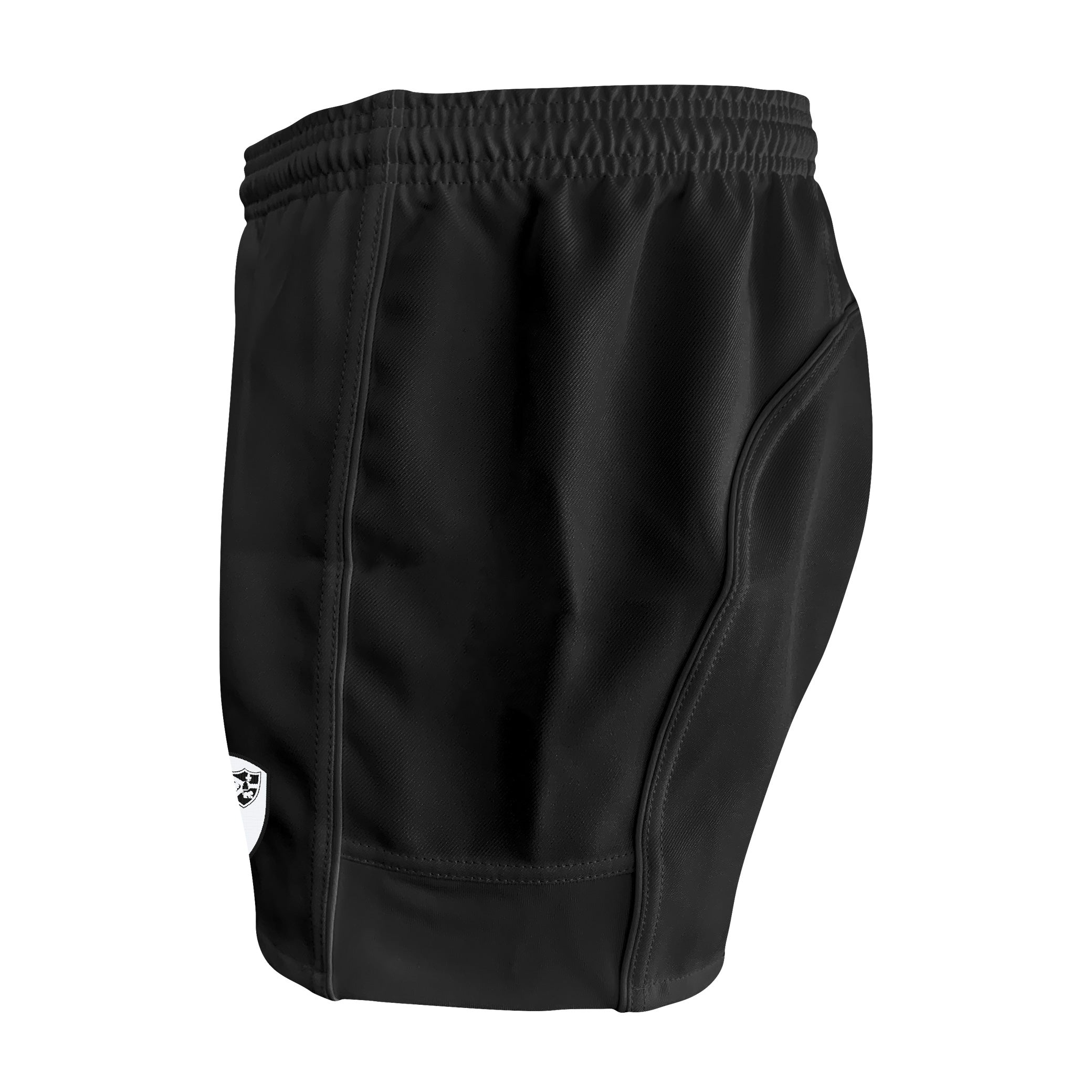 U23 Pro Power Rugby Shorts for Men - Black & Blue Compression Shorts with Moisture-Wicking Fabric | Perfect for Rugby Training, Gym Workouts & Sports Activities