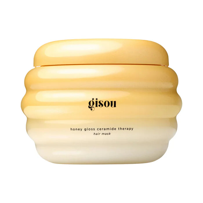 Gisou Honey Gloss Ceramide Therapy™ Hydrating Hair Mask - Deep Conditioning Treatment for Dry, Damaged Hair - Perfect for Salon-Quality Shine at Home