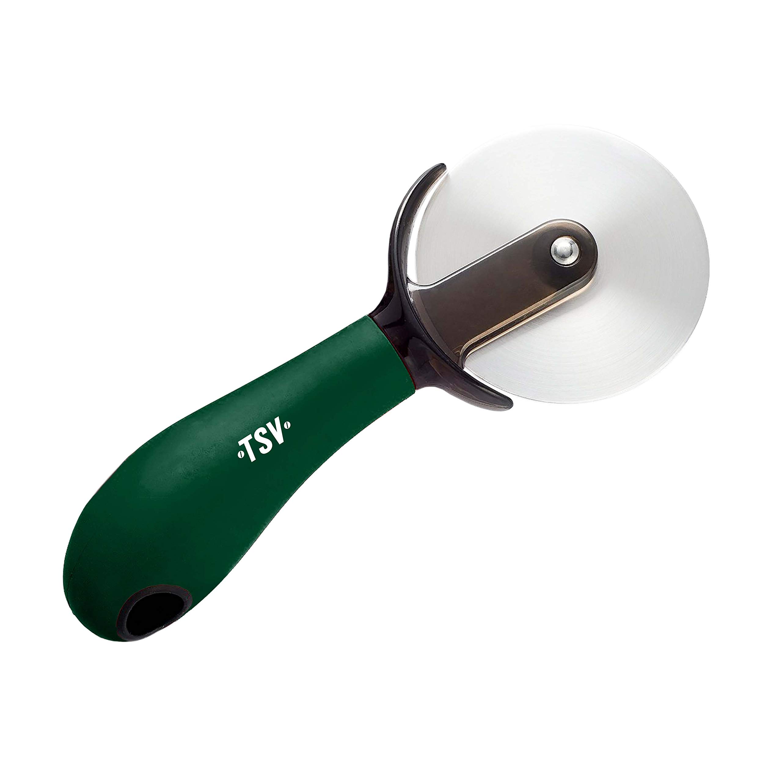New York Jets NFL Team Pizza Cutter - 7.9 Inch Stainless Steel Football Shaped Pizza Slicer - Perfect for Game Day Parties, Tailgating & Sports Themed Events