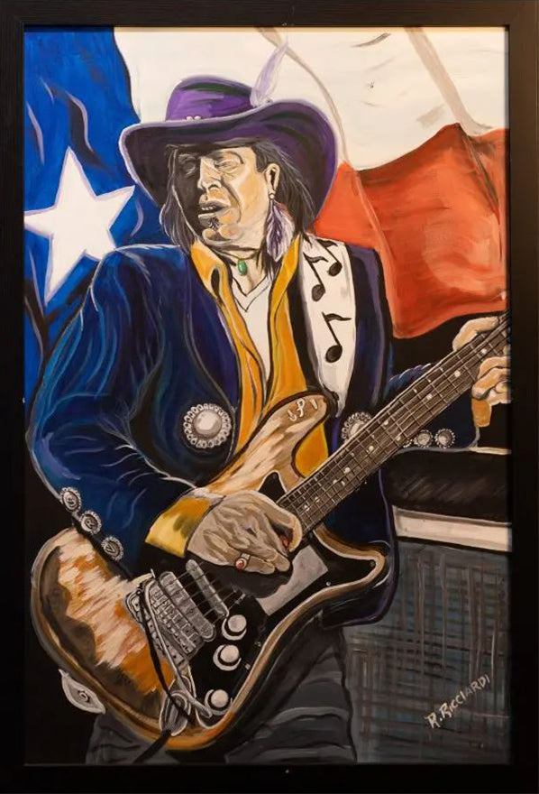 Stevie Ray Print - Vintage Music Poster for Home & Office Decor - Perfect for Living Room, Bedroom, or Studio Wall Art