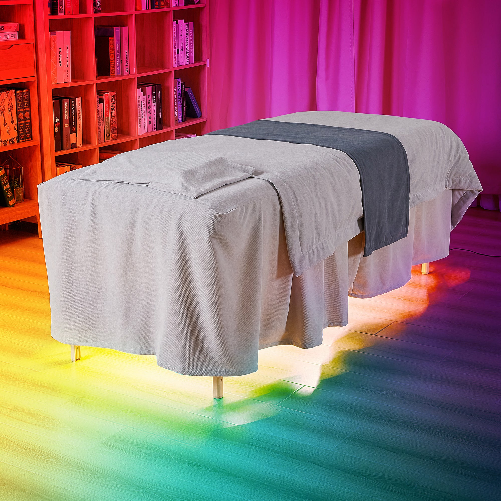 Aurora Multicolor LED Ambient Lighting System for Massage Tables - Adjustable Atmosphere Light with Remote Control | Perfect for Spa, Massage Therapy & Relaxation Rooms