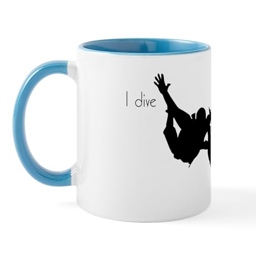 White/Blue Inside - Skydiving Mug