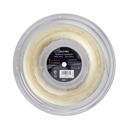 Dunlop Sports Silk Pro Tennis String - 17G, 660' Reel | Premium Tennis Racket String for Enhanced Performance & Durability | Perfect for Competitive Play & Training Sessions