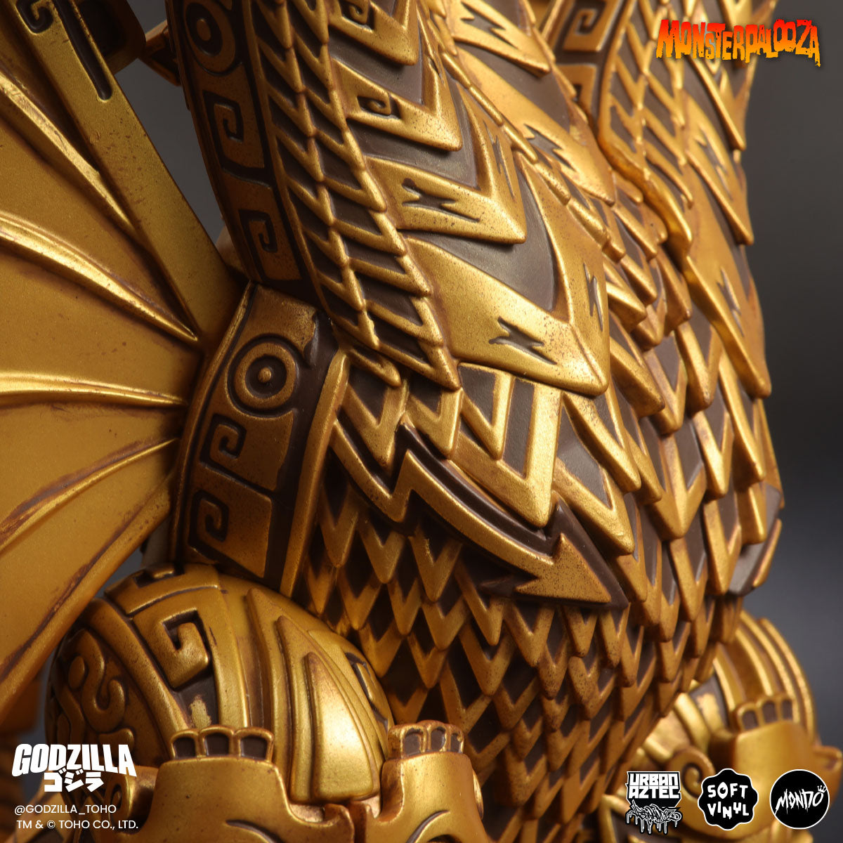 King Ghidorah Vinyl Designer Figure by Urban Aztec - Relic Variant Collectible Toy | Perfect for Anime Fans, Home Decor & Gift Giving