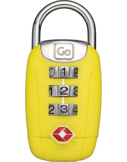 Go Travel Big Dial Twist ‘N’ Set Combination Lock - Secure Luggage, Backpacks & Gym Bags - Perfect for Travel, School & Outdoor Adventures