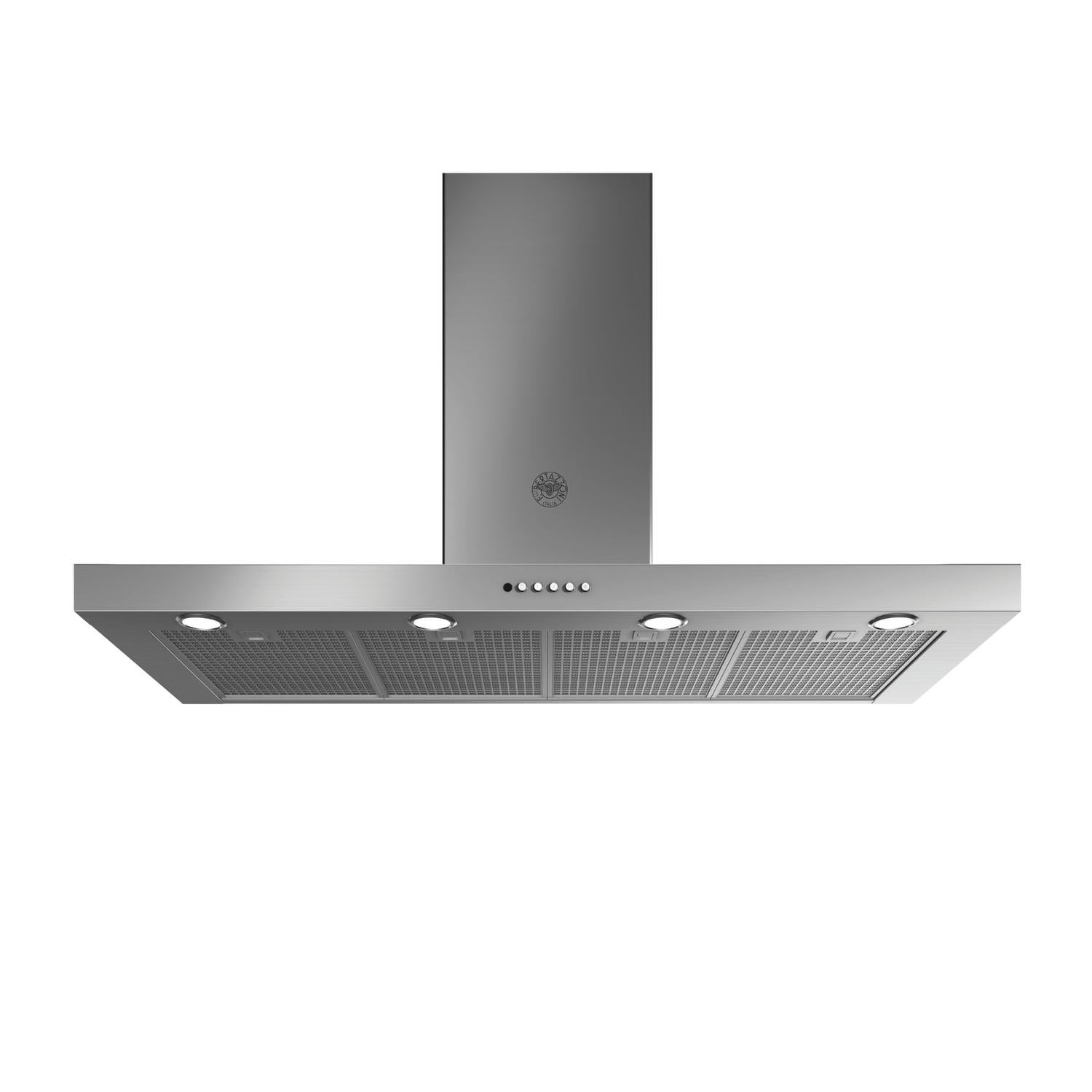 Bertazzoni KT48XT 48-Inch Professional Wall Mount Range Hood - Stainless Steel Kitchen Ventilation for Gas Cooktops & Stoves | Perfect for Modern Home Chefs & Open-Concept Kitchens