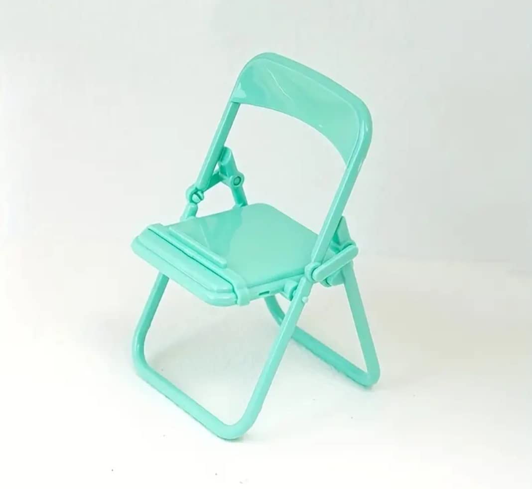 4 Pcs Small Chair Phone Holder - Cute Foldable Desktop Cell Phone Stand for iPhone, Samsung & Smartphones | Perfect for Office, Bedroom & Dorm Room Decor