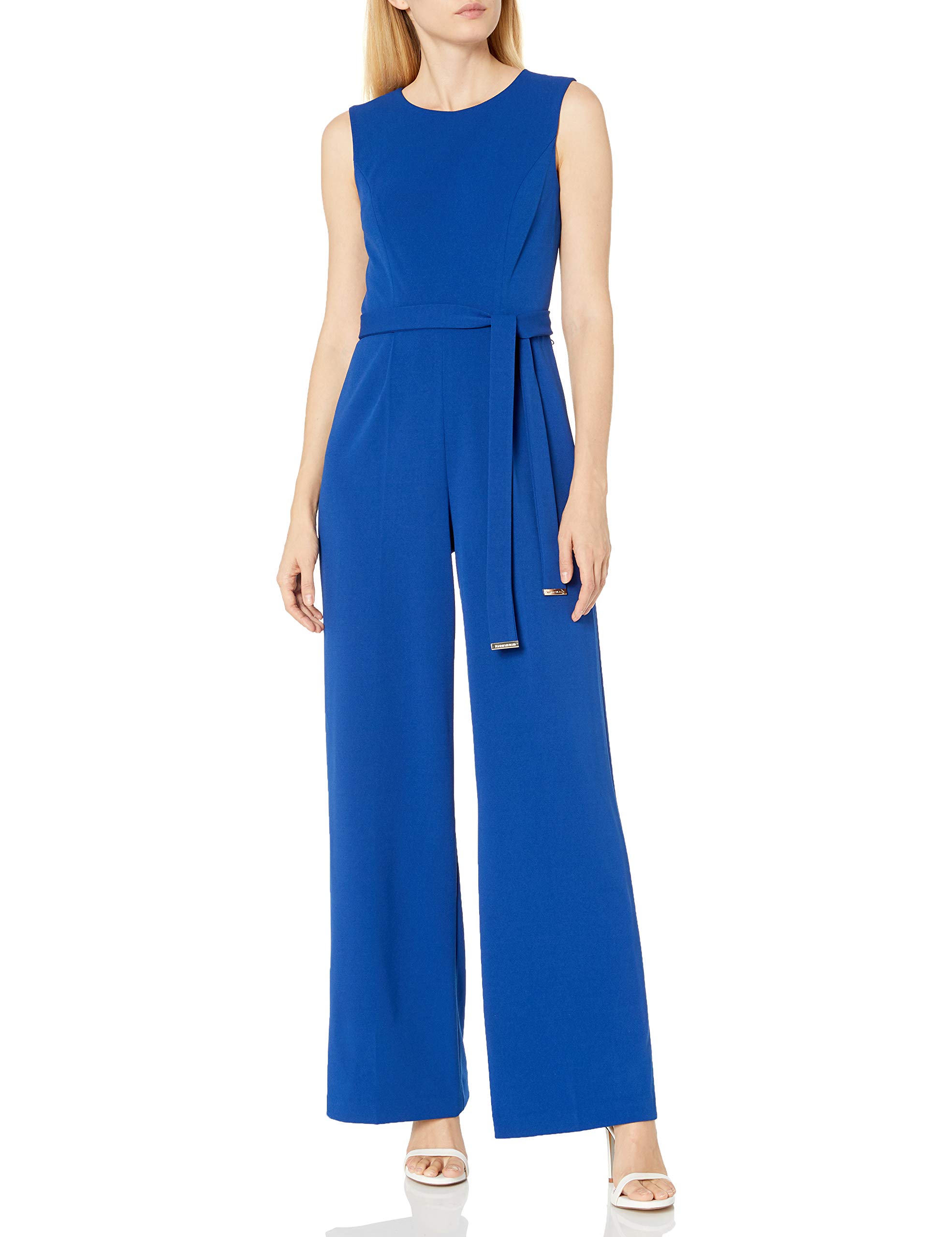 Tommy Hilfiger Women's Bow Tie Jumpsuit - Stylish One-Piece Romper for Casual Outings & Summer Parties | Fashionable Outfit for Women