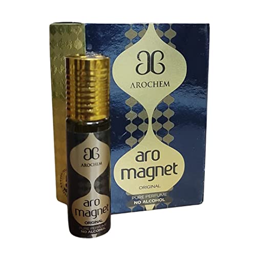 Bashaji Attar ARO MAGNET Roll-On Perfume Oil - 6ml | 100% Organic, Long-Lasting Unisex Fragrance | Perfect for Daily Wear, Special Occasions & Gift Giving