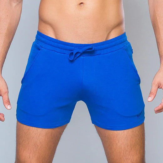 Supawear Men's 4-Pack Cotton Jersey Shorts - Soft Breathable Casual Shorts for Summer, Gym, Lounge & Outdoor Activities