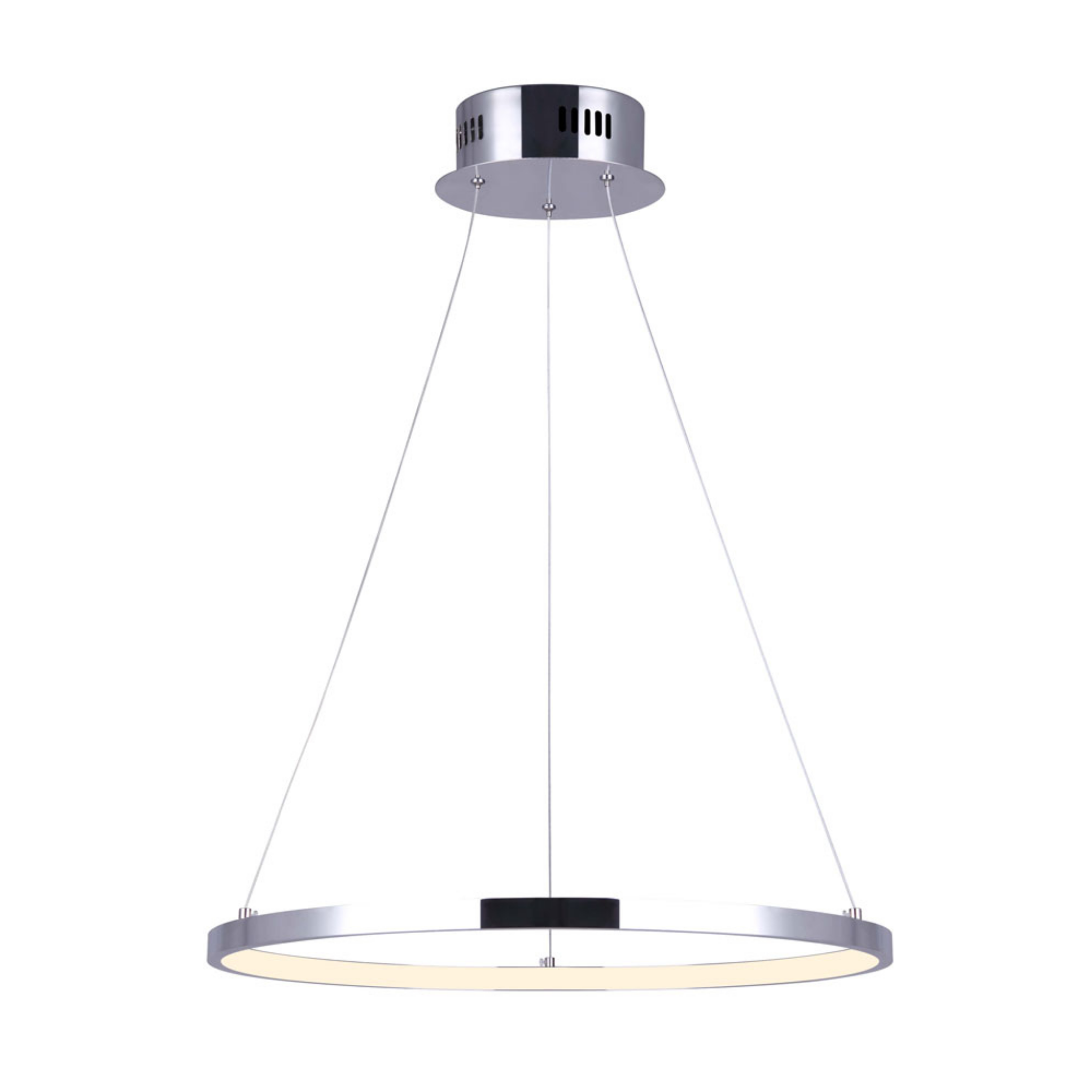 Canarm LEXI 6-Light LED Chrome Modern Chandelier - Elegant Ceiling Light Fixture for Dining Room, Bedroom, or Living Room Decor
