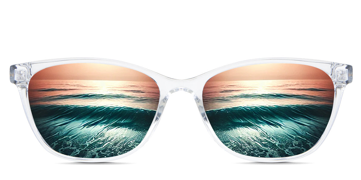 Ezra Women's Prescription Polarized Sunglasses - UV Protection, Fashionable & Comfortable for Driving, Outdoor Activities & Daily Wear
