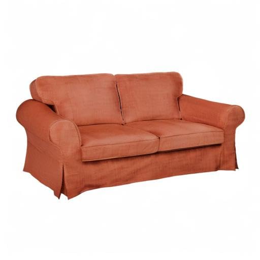 EKTORP Loveseat Slipcover for IKEA Sofa - Washable Stretch Couch Cover Only (T-24) - Perfect for Living Room, Family Room & Home Decor Protection