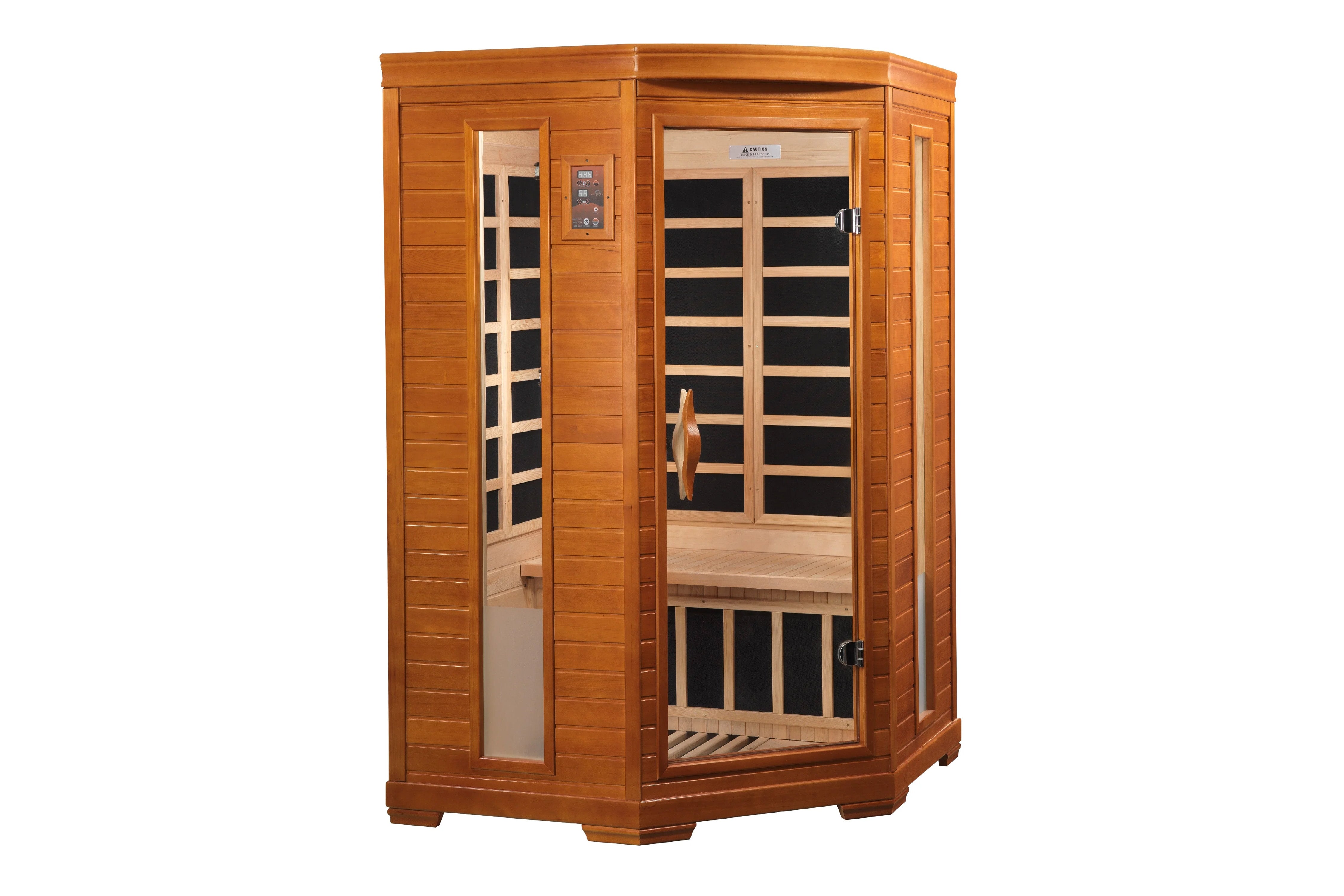 Dynamic Heming Elite 2-Person Ultra Low EMF Far Infrared Sauna for Home Relaxation & Detox - Perfect for Wellness & Pain Relief Therapy