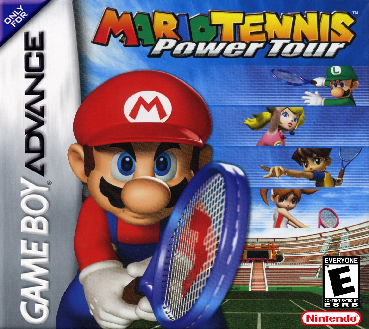 Mario Tennis Power Tour Game for Nintendo GBA - Fun Sports Adventure for Kids & Adults - Perfect for Travel, Parties & Family Game Nights