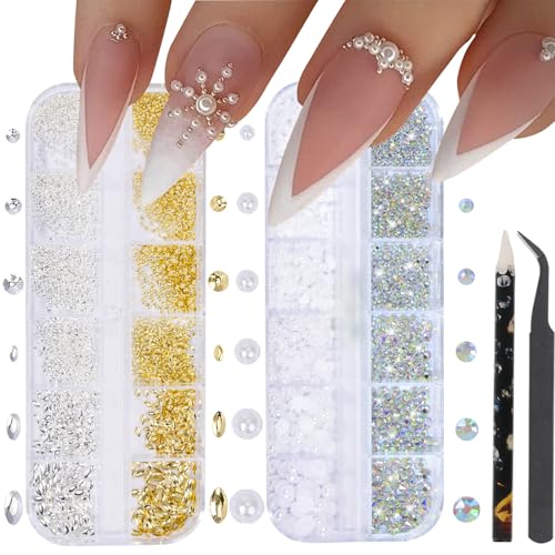 Rhinestones Pearls