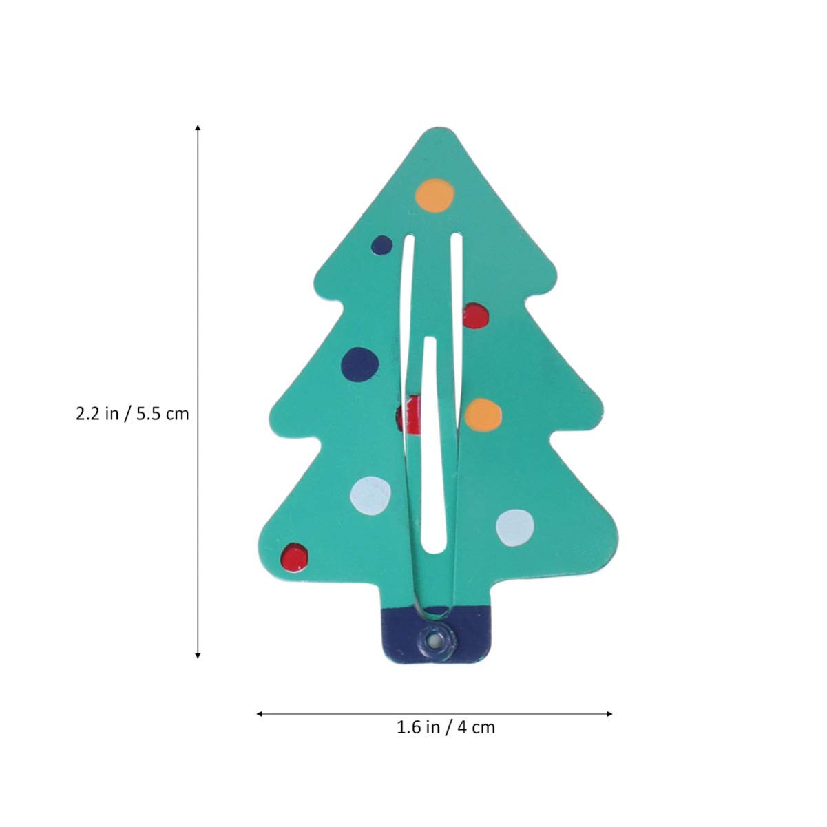 Lurrose Christmas Hair Clips - 8pcs Cute Cartoon Xmas Snap Hair Barrettes for Girls & Women | Perfect for Holiday Parties, Gifts & Festive Hairstyles