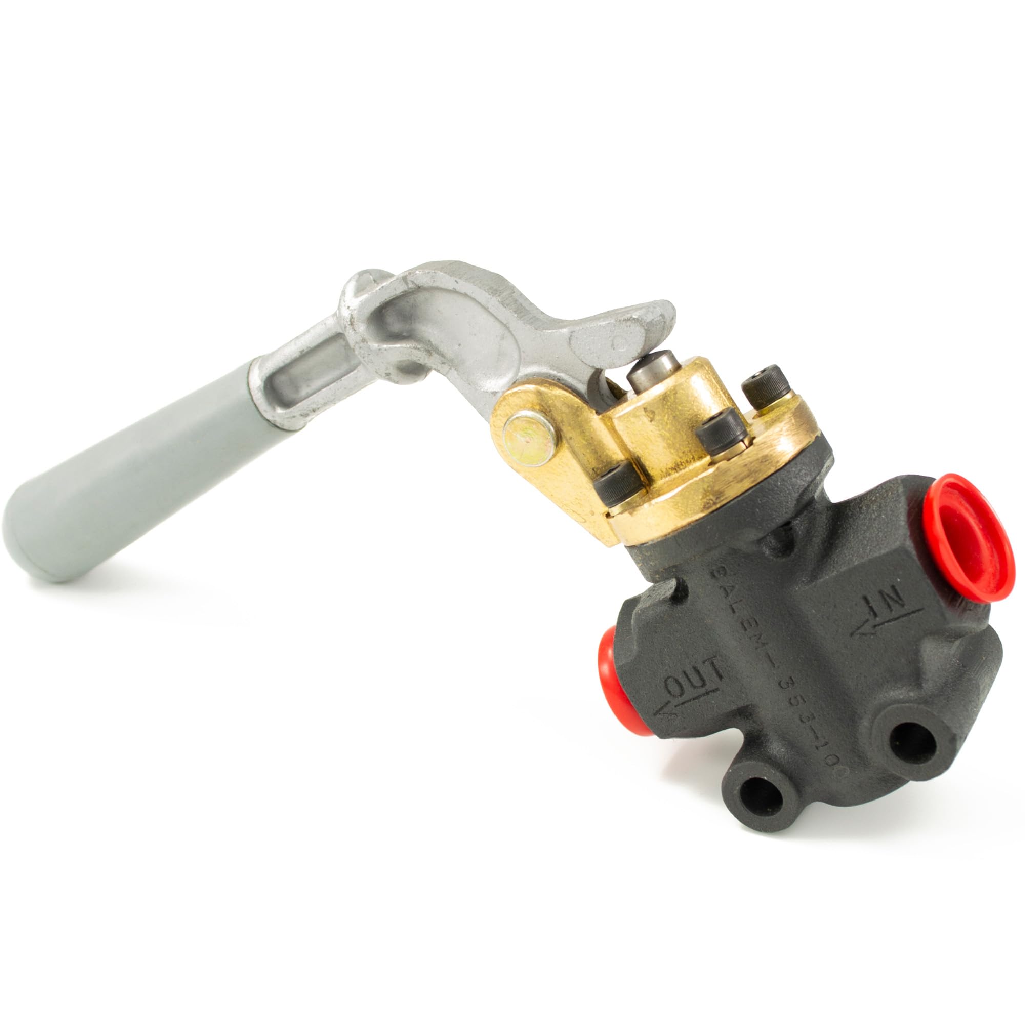 Graham White 353 Series Manual Train Horn Valve - Heavy Duty Brass Air Valve for Locomotives, Trucks & Boats - Perfect for Railroad Enthusiasts & DIY Projects