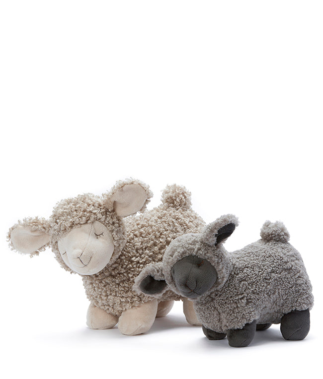 Mumma & Lucy Soft Plush Lamb Toy Set - Cute Stuffed Animal for Kids, Perfect for Nursery Decor, Baby Shower Gifts & Toddler Comfort