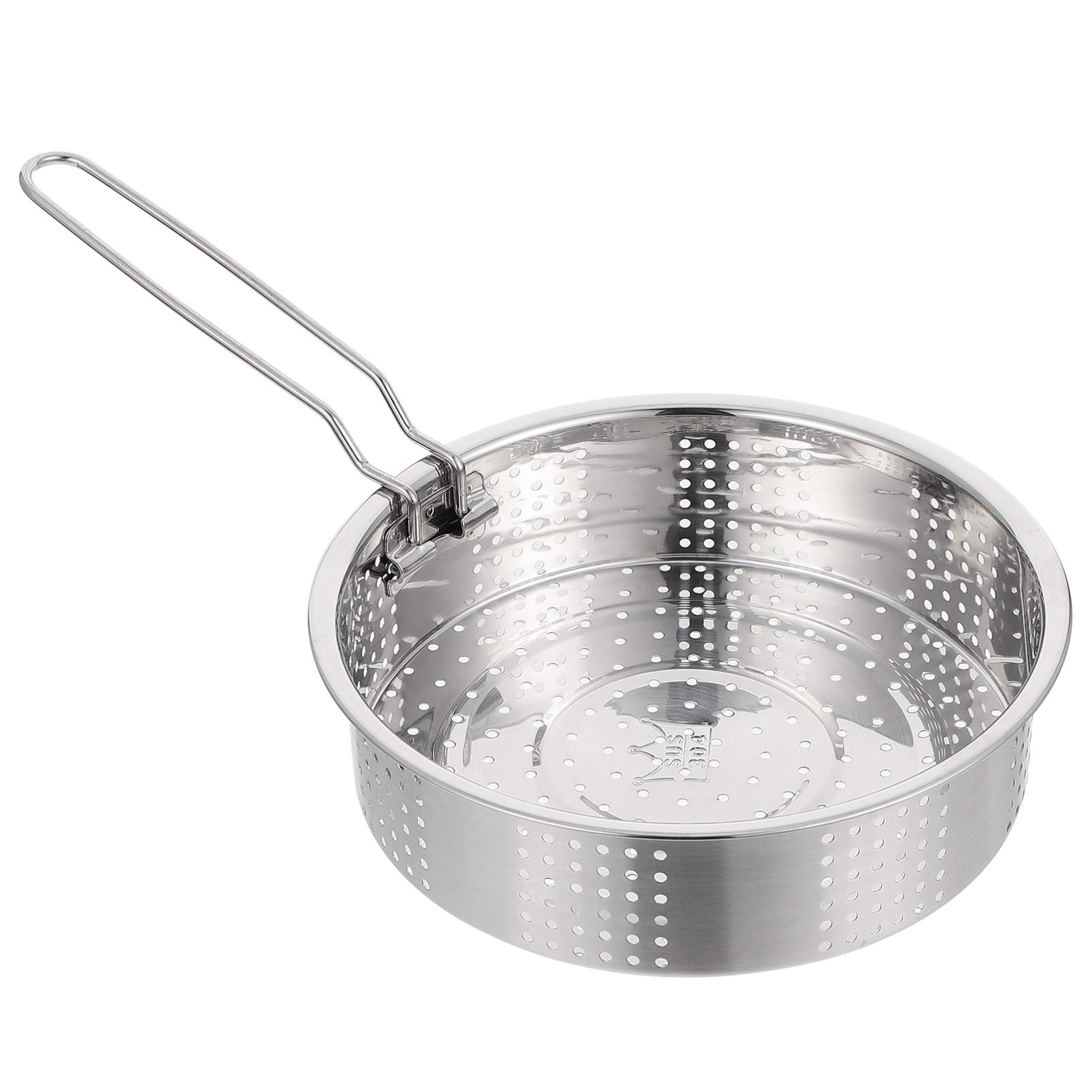 Stainless Steel Steamer Basket for Pressure Cooker & Electric Cooker - Single Handle Folding Dumpling Steamer Insert for Dim Sum, Vegetables & More | Perfect for Home Cooking & Meal Prep