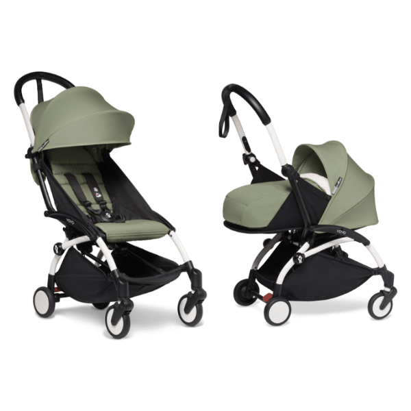 Stokke YOYO 3 Double Stroller with Bassinet & Toddler Seat - Lightweight Compact Travel Stroller for Twins or Siblings (Ages 0-4) | Perfect for City Walks, Air Travel & Everyday Use