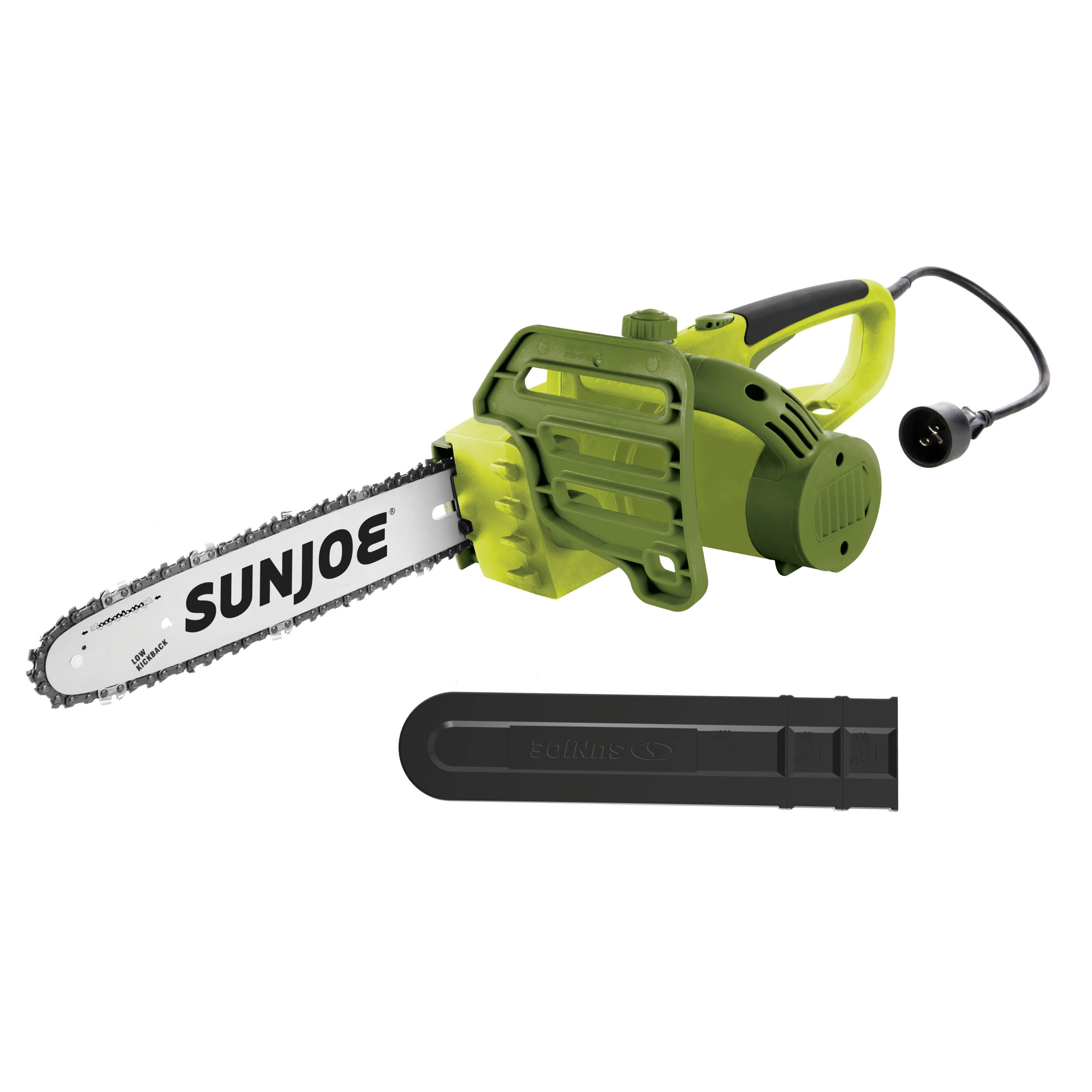 Sun Joe SWJ698E 12-Inch 9-Amp Electric Chain Saw - 11.5-Inch Max Cutting Capacity | Perfect for Tree Trimming, Firewood Cutting & DIY Home Projects