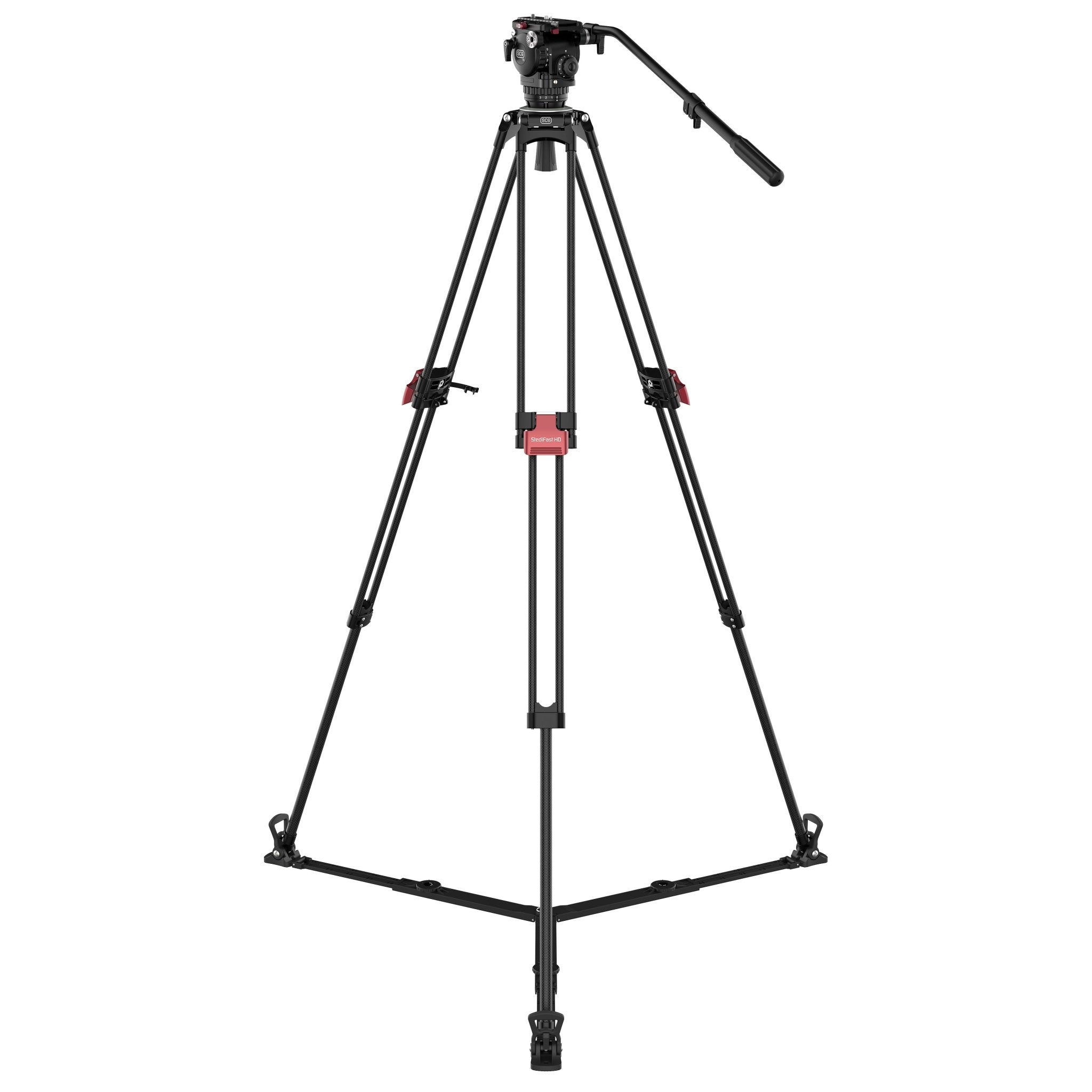 SCG T8 StediFast HD Tripod System - Professional Camera Tripod with Quick Release Plate for DSLR, Mirrorless, Video Cameras - Perfect for Photography, Videography, Travel & Outdoor Shooting