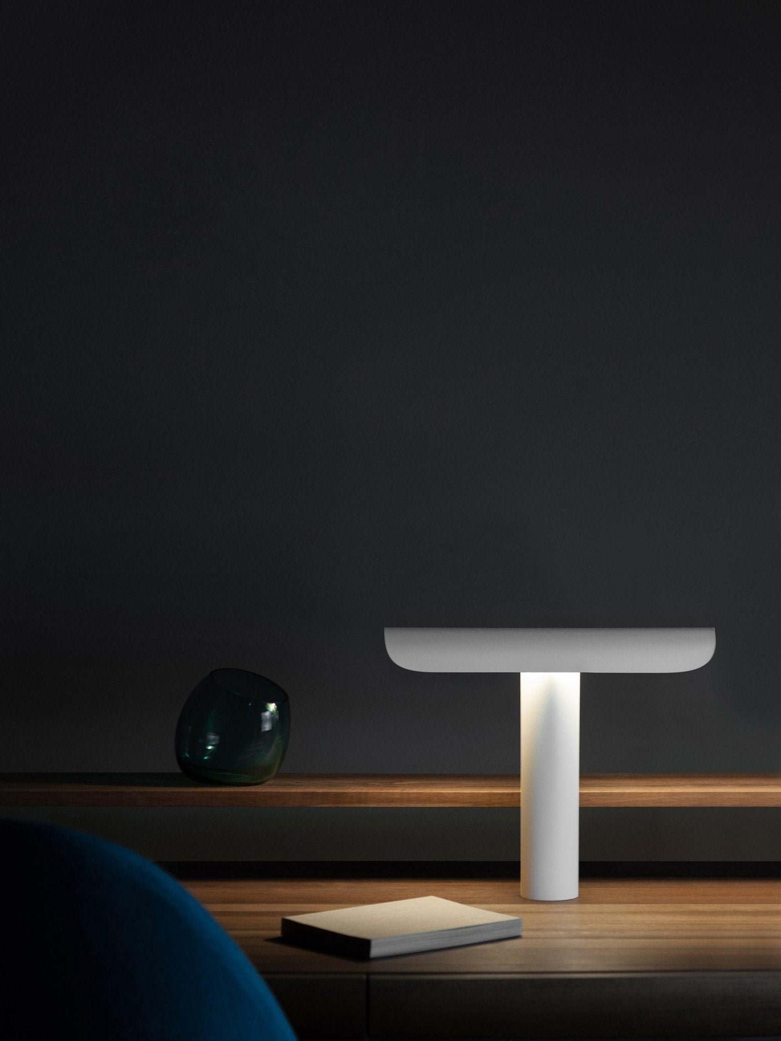 Modern T Table Lamp - Adjustable LED Desk Lamp with USB Charging Port, Touch Control & Dimmable Light for Home Office, Study, and Bedroom - Perfect for Reading, Working & Nightstand Use