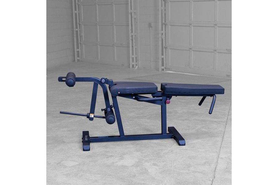 Body Solid Seated Leg Extension & Supine Curl Machine - Home Gym Leg Workout Equipment for Quads & Hamstrings - Perfect for Strength Training and Muscle Building at Home
