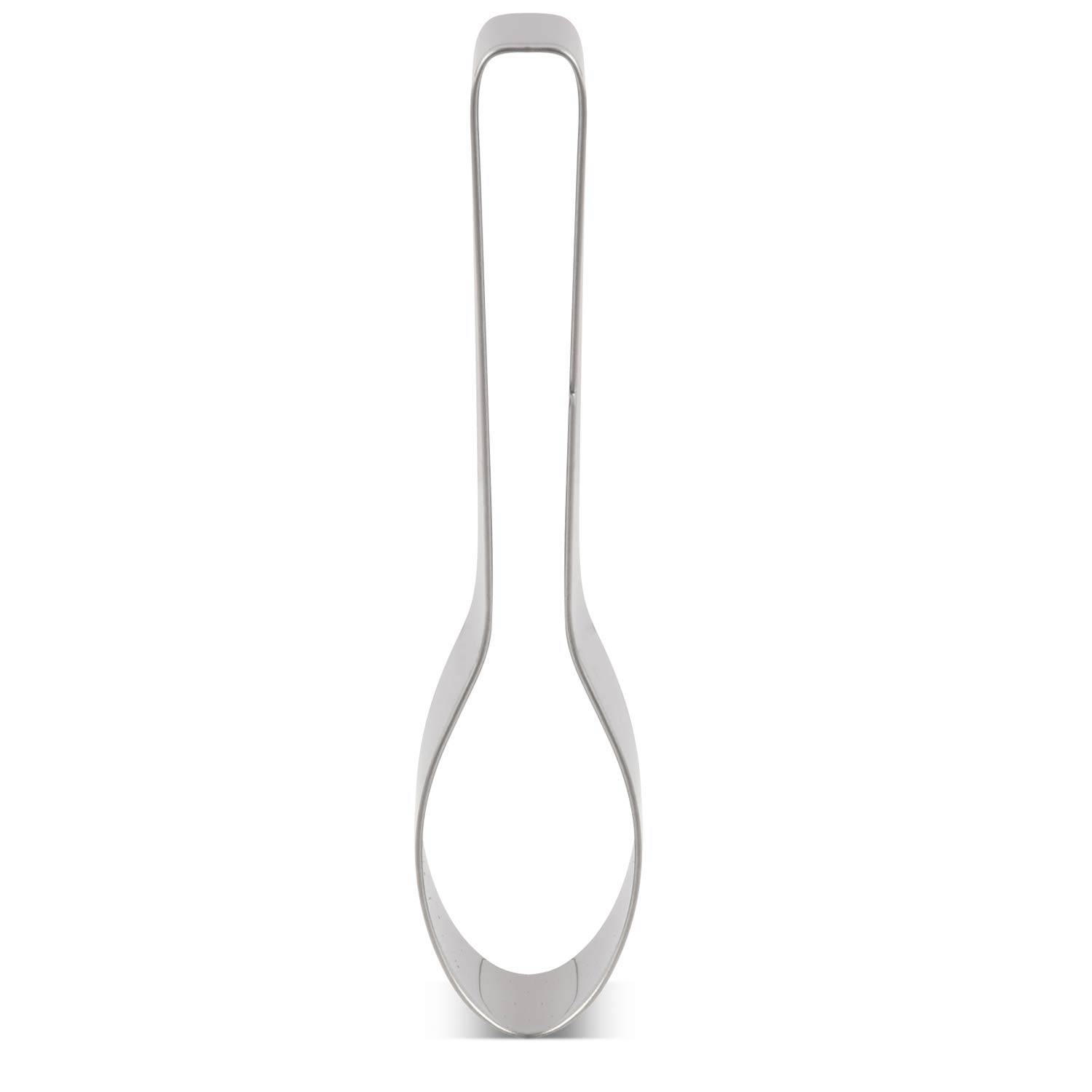 LILIAO Stainless Steel Spoon Cookie Cutter 1.2 x 4.6 Inches - Tea Party Fondant Biscuit Dough Decorating Tool - Perfect for Baking, Cake Decorating, and DIY Dessert Making