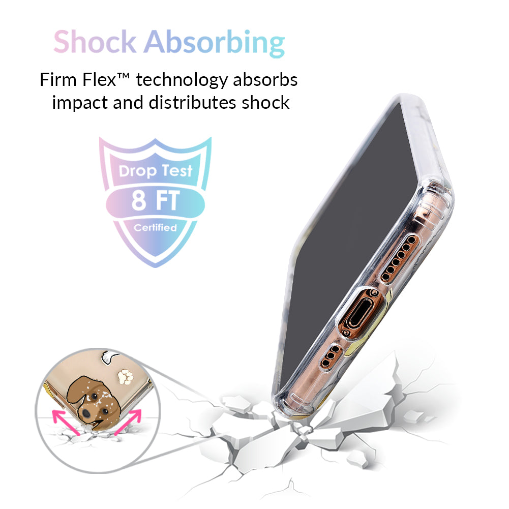 Clear iPhone Case for Dogs - Durable Scratch-Resistant Pet-Themed Phone Cover - Perfect for Dog Lovers & Pet Owners at Home, Work or Outdoor Adventures