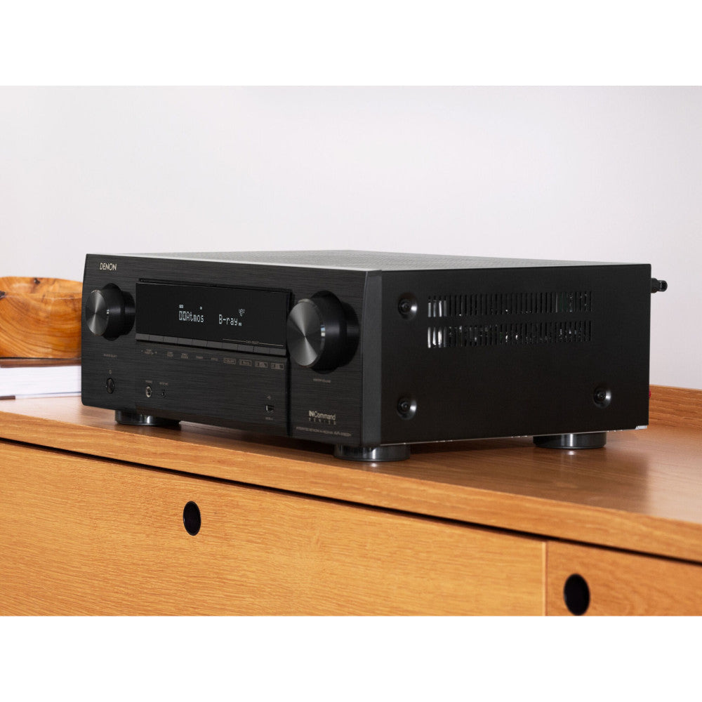 Denon AVR-X1800H 7.2 Channel 8K Ultra HD AV Receiver with Dolby Atmos - Home Theater Surround Sound System for Movies, Gaming & Music Streaming