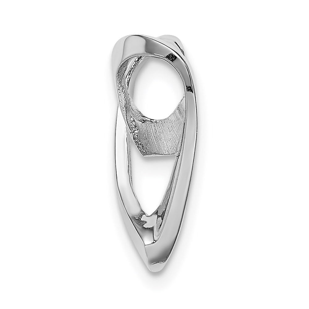 14K Yellow or White Gold Polished Heart Pendant Necklace - Elegant Jewelry Gift for Women, Perfect for Valentine's Day, Anniversary & Special Occasions