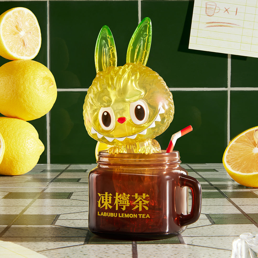 POP MART THE MONSTERS LABUBU Lemon Tea 100% Authentic Vinyl Figure - Cute Collectible Art Toy for Display, Gift & Anime Decor