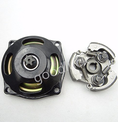 6 Teeth Bell Housing Cover + Clutch Kit for 47-49cc Mini Moto & Pocket Bikes - Compatible with ATV, Dirt Bike, Go Kart - High Performance Replacement Part