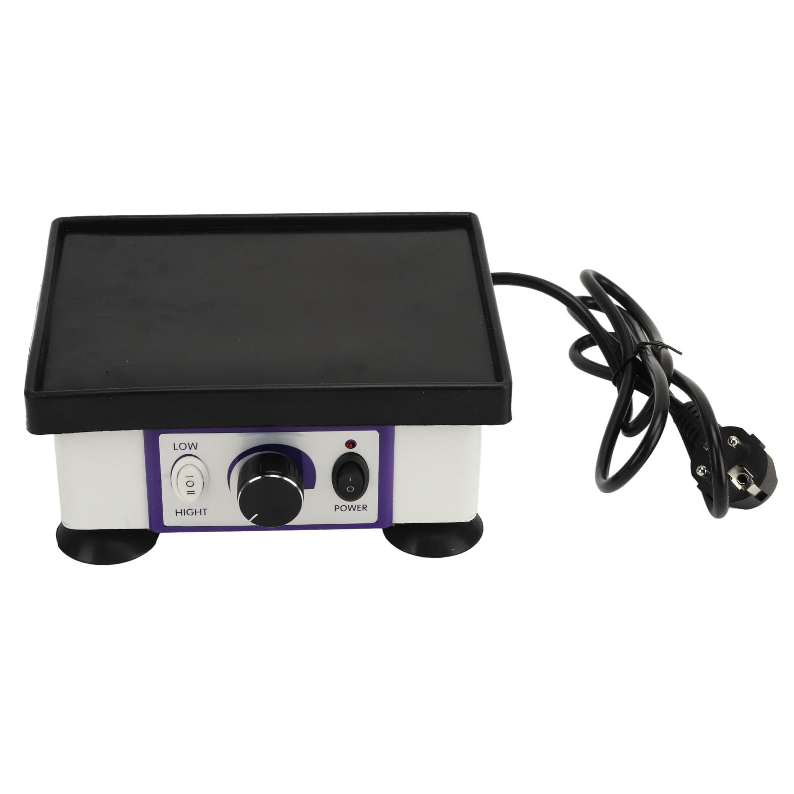Dental Lab Vibrator - Square Quartet Plaster Oscillator Gypsum Mixing Machine with Adjustable Knob | Powerful Shaker for Gypsum Mixing, Casting & Replication | Ideal for Dental Labs, Jewelry Making & Art Studios