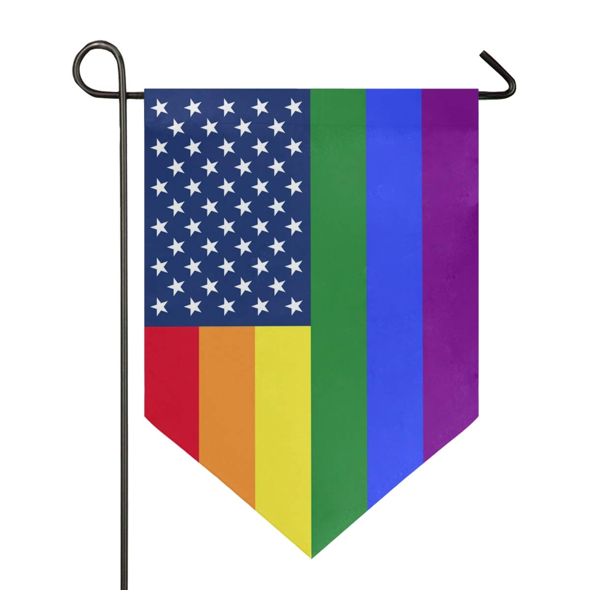Rainbow Pride Flag - Double Sided LGBT Garden Flag 28x40 Inch, Colorful Gay Lesbian Yard Banner for Home Decoration - Perfect for Pride Month, LGBTQ+ Events & Outdoor Decor