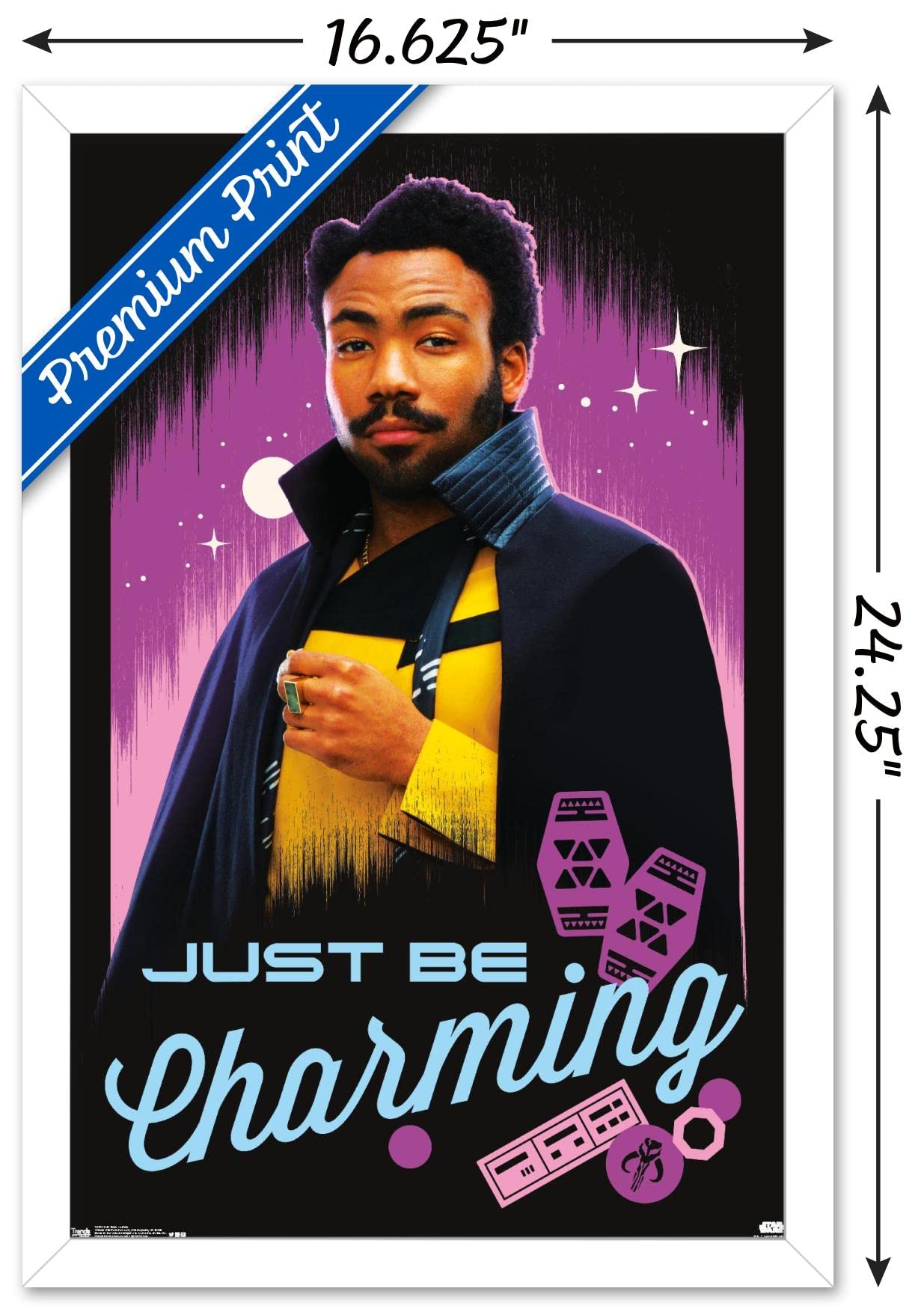 Trends International Star Wars: Solo - Lando Calrissian Movie Wall Poster 22.4
