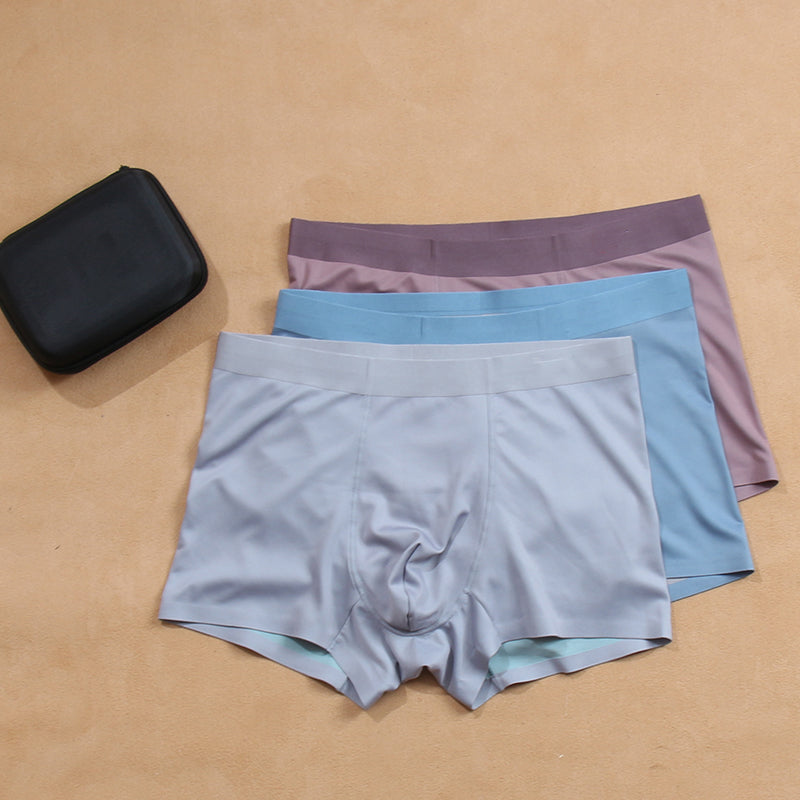 Premium Men's Underwear 3-Pack - Soft Breathable Cotton Boxer Briefs for Daily Comfort & Active Wear - Perfect for Workout, Lounge & Everyday Use