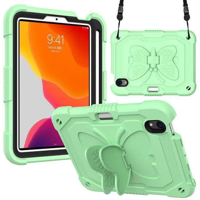 iPad Mini 6 Case with Stand - Shockproof Silicone Protective Cover for Kids | Perfect for School, Travel & Playtime